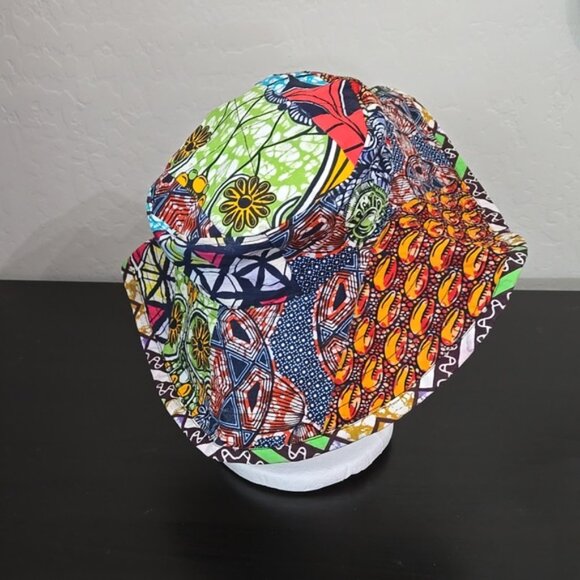 Queen Alaffia Colorful Patterned Wide-Brim Hat - Picture 4 of 11